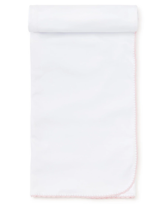 White/Pink New Premier Basics Blanket