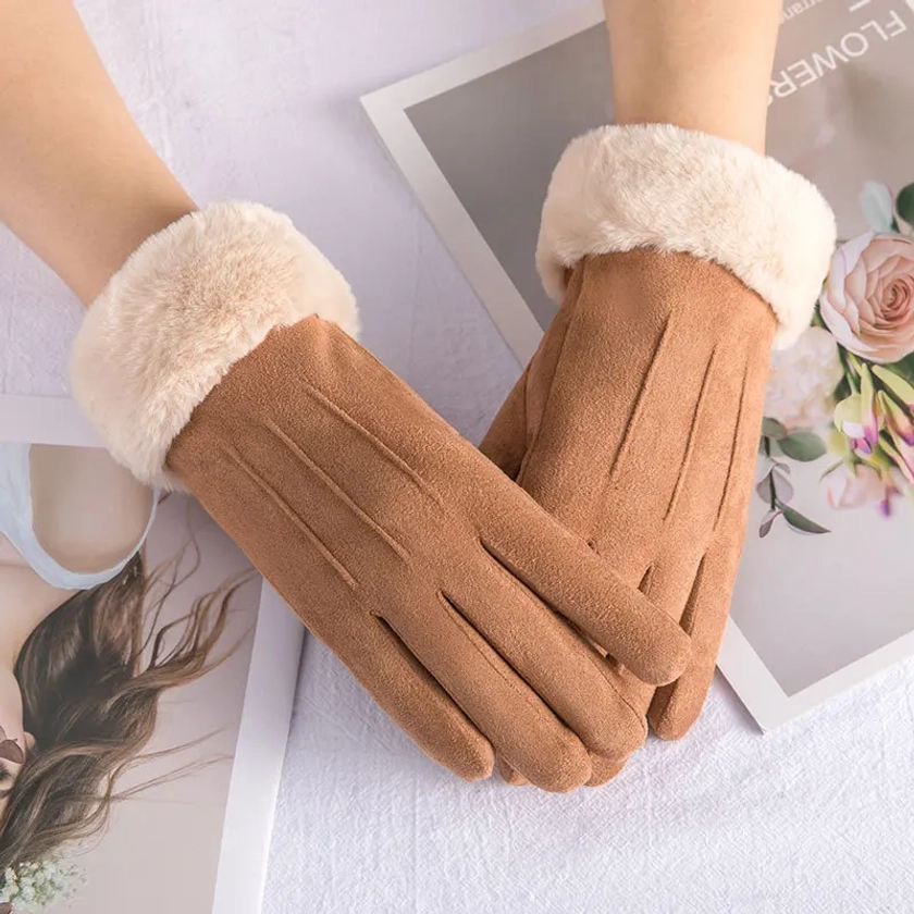 Gants d'hiver chauds pour femmes