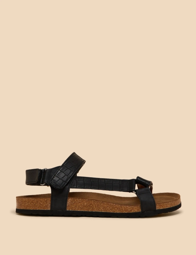 Ankle Strap Flat Footbed Sandals