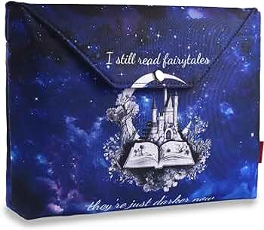 LParkin I Still Read Fairytales They're Just Darker Now Smutty Book Sleeve with Zipper for Smutty Book Lovers, 11 X 9 Inch Padded Book Protector Sleeve Dark Romance Merch Smut Reader Gift