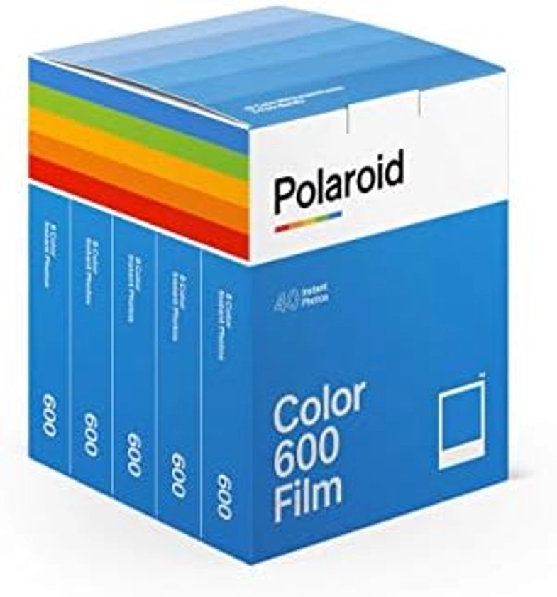 Polaroid - 6013 - Pellicola istantanea Colore per 600 e i-Type - 5 confezioni - 40 foto