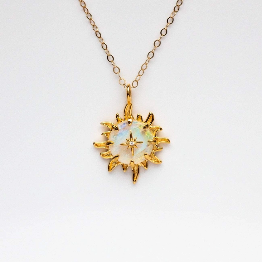 "You Are My Forever Sun, Moon & Star" Pendant | Local Eclectic