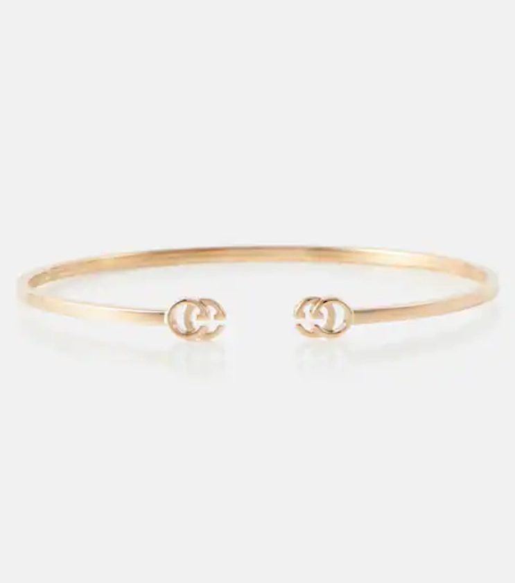 GG Running 18kt gold cuff bracelet in gold - Gucci | Mytheresa