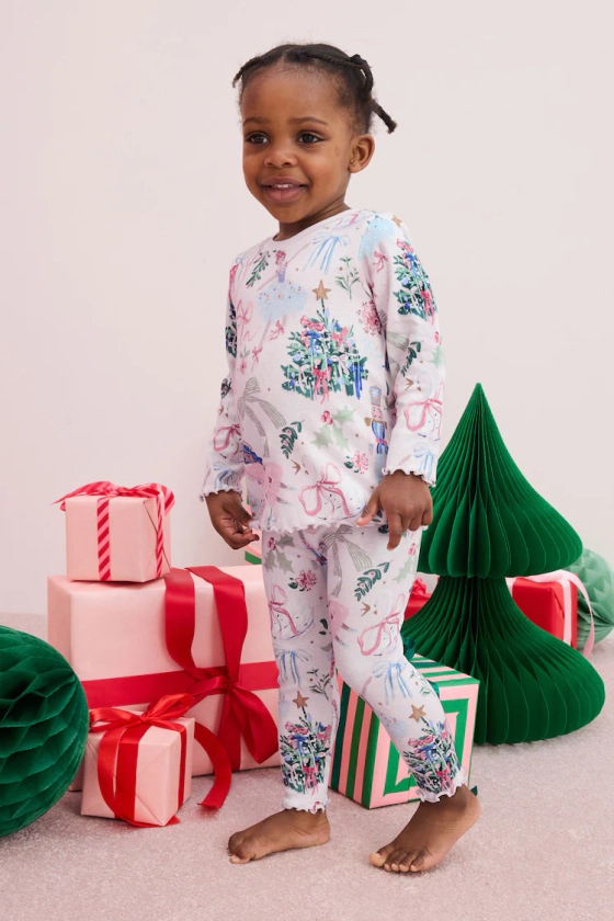 Buy Pink Nutcracker 100% Cotton Christmas Snuggle Pyjamas (9mths-16yrs) from the Next UK online shop