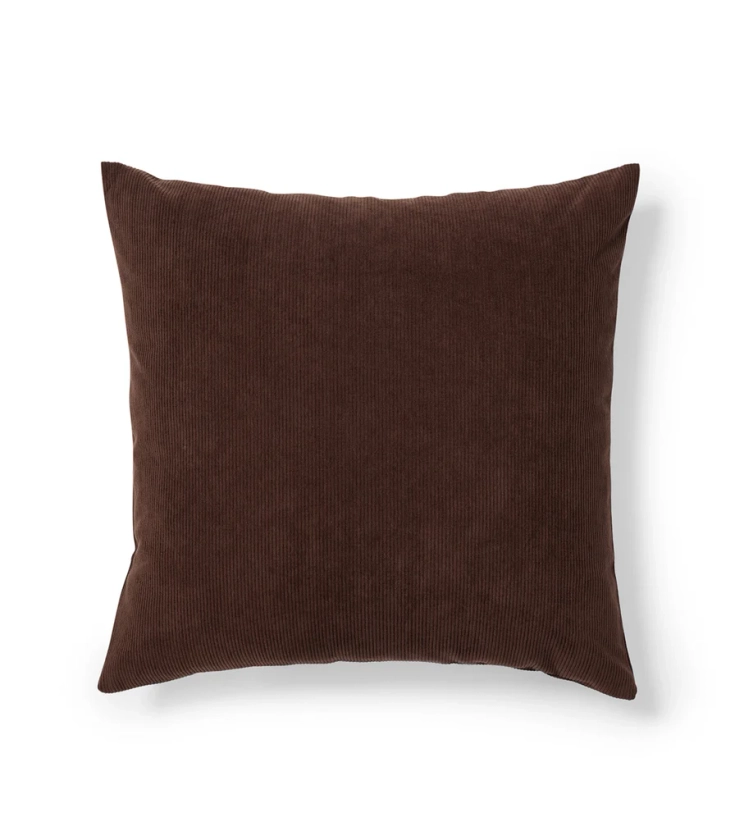 Large Corduroy Cushion | 63cm x 63cm European Pillow For Sofas