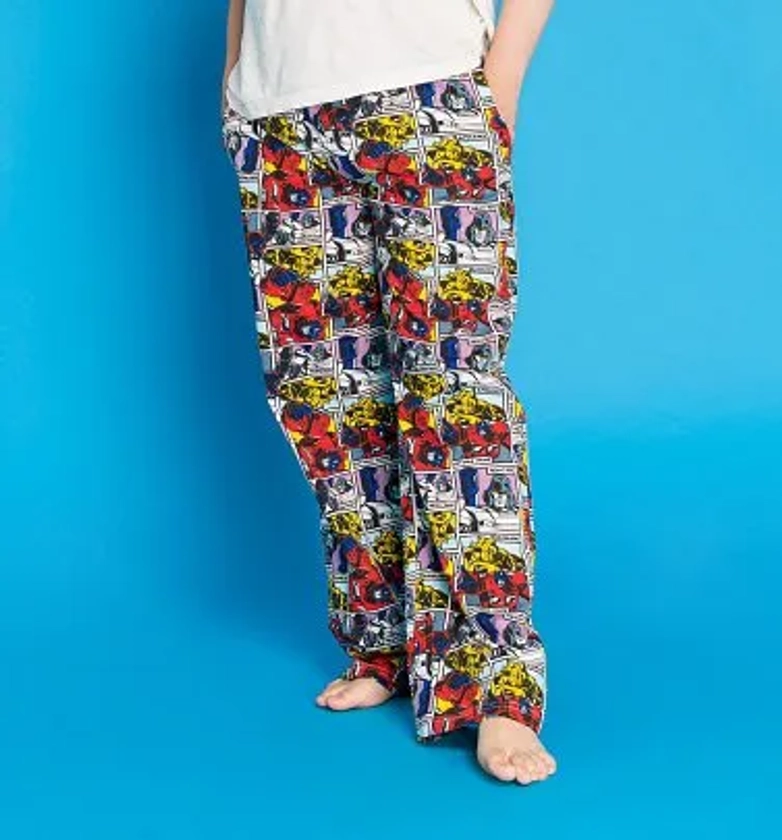 Transformers Comic Strip All Over Print Lounge Pants