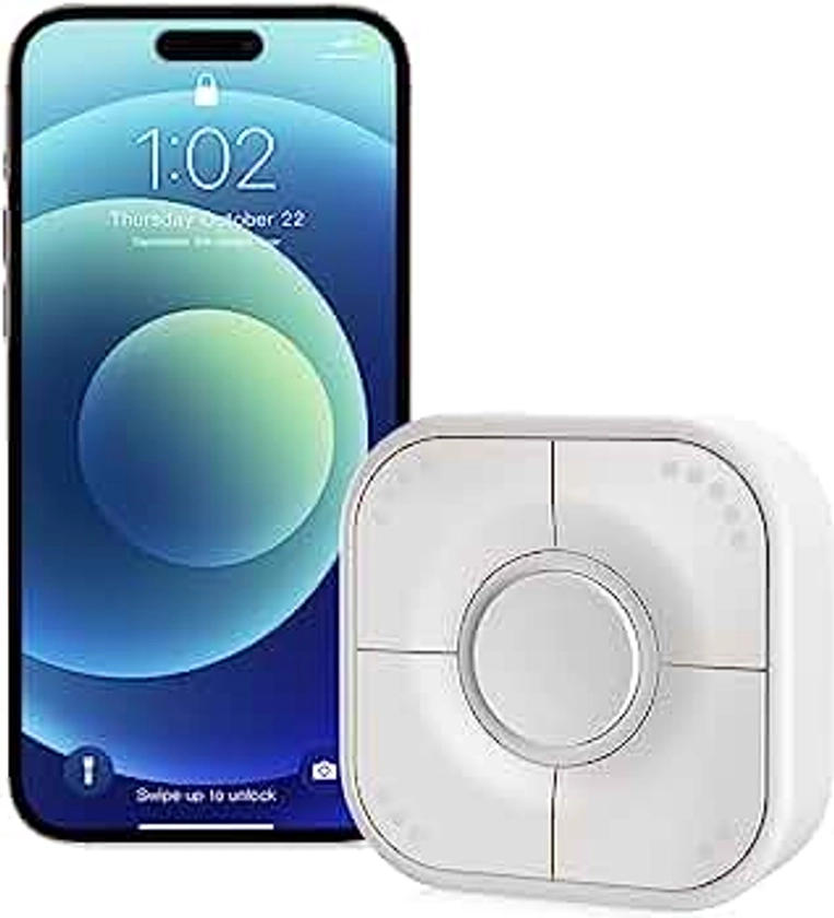 Smart Button, 5-Keys Smart Switch, Scene Controller, Compatible with Apple HomeKit, Automatically Trigger Accessories & Scenes-Thread (iOs 17.4 or later is Required)