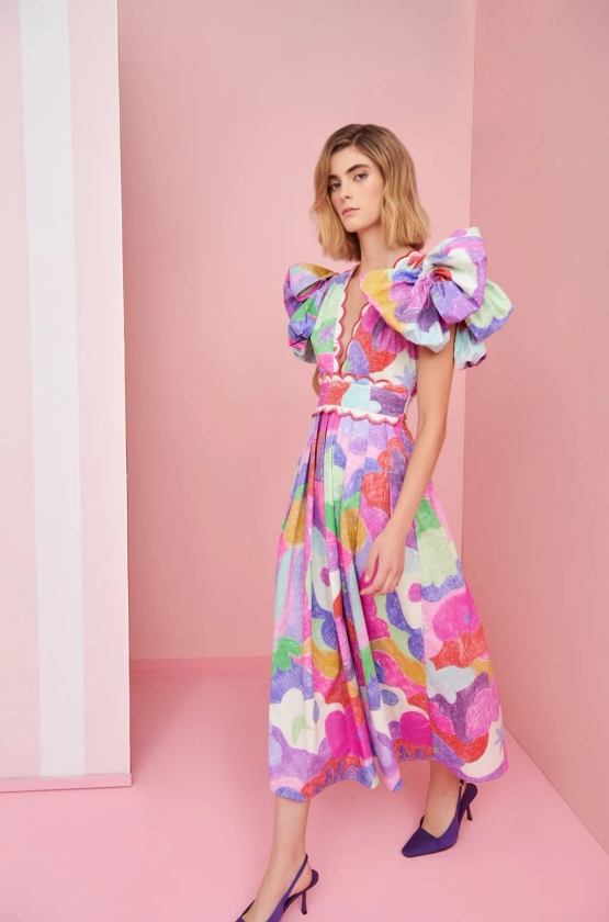 Curazao Dress Print