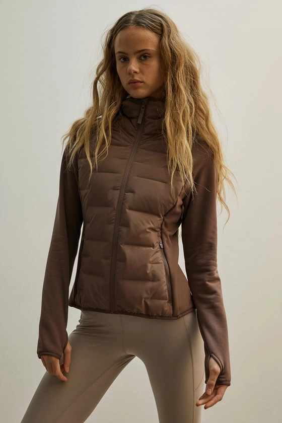 ThermoMove™ Hybrid Jacket - Brown - Ladies | H&M US