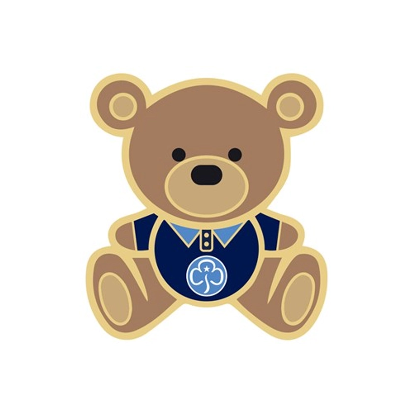 Leaders teddy pin badge | Official Girlguiding shop