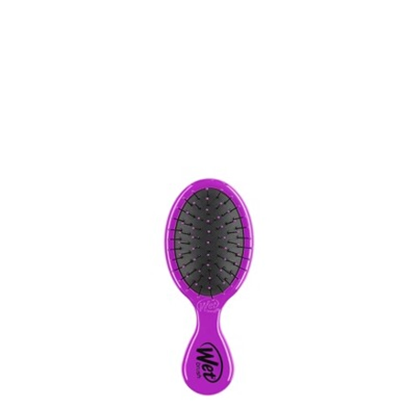 Wet Brush Mini Detangler Hair Brush for Less Pain, Effort and Breakage - Solid Purple