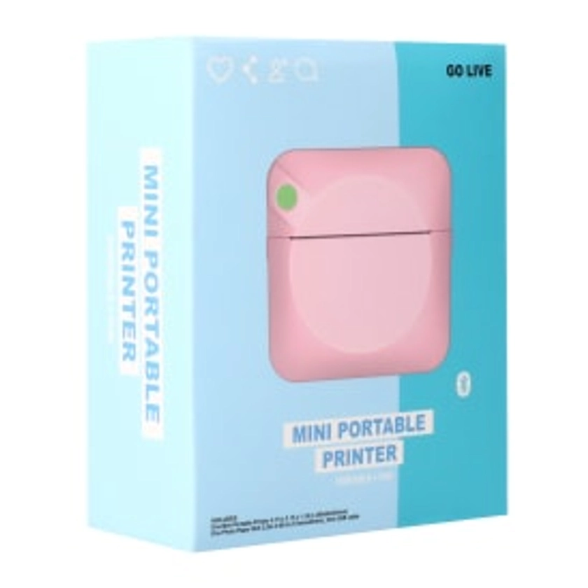 Mini Bluetooth® Portable Inkless Printer 3.15in x 3.15in
