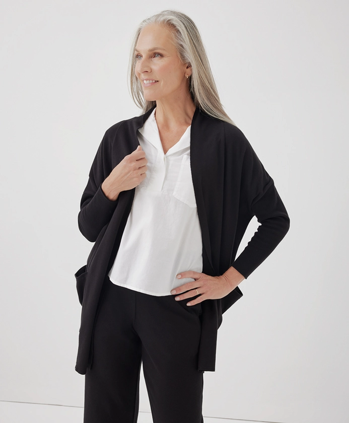 Women’s Airplane Cardigan made with Organic Cotton | Pact