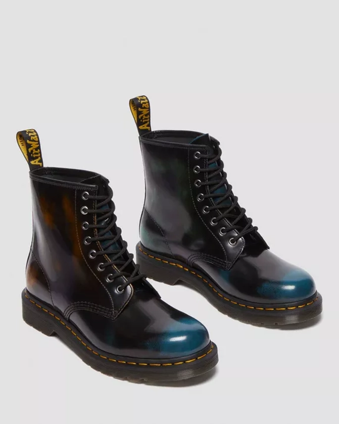 1460 Brush Off Leren Veterlaarzen in Multi | Dr. Martens