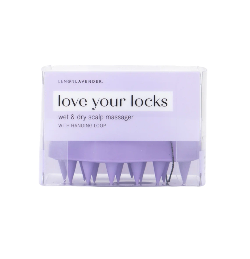 LL Love Your Locks Wet & Dry Scalp Massager Purple – Phoenix Nationale