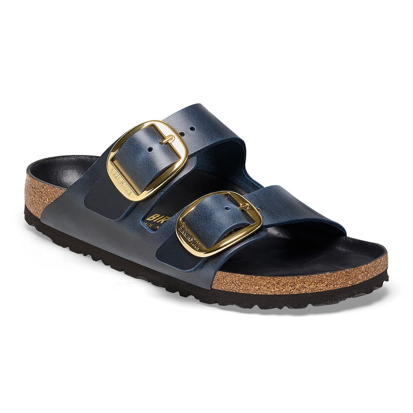 Arizona Big Buckle Oiled Leather Biscay Bay | BIRKENSTOCK