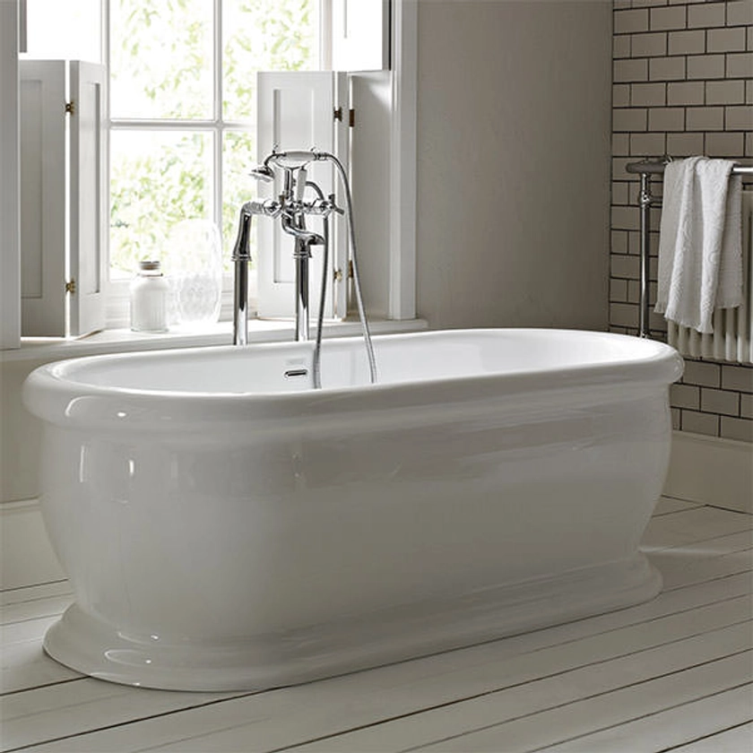 Heritage Derrymore 1745 x 790mm Double Ended Roll Top Bath