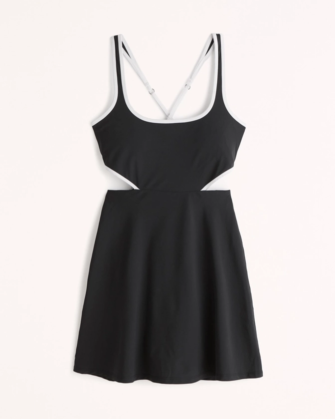 Women's Side Cutout Traveler Mini Dress | Women's Dresses & Jumpsuits | Abercrombie.com