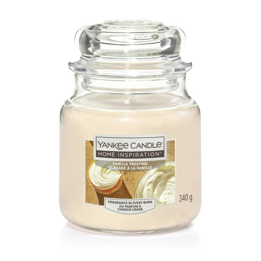 Buy Yankee Home Inspiration Medium Jar Candle - Vanilla Frosting | Candles | Argos