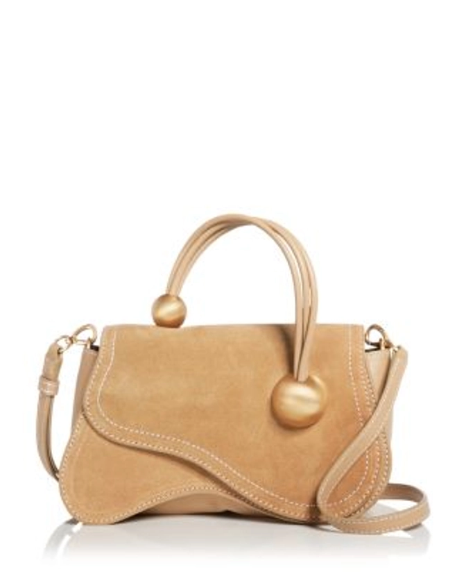 Cult Gaia Kazia Leather Top Handle Crossbody Handbags - Bloomingdale's