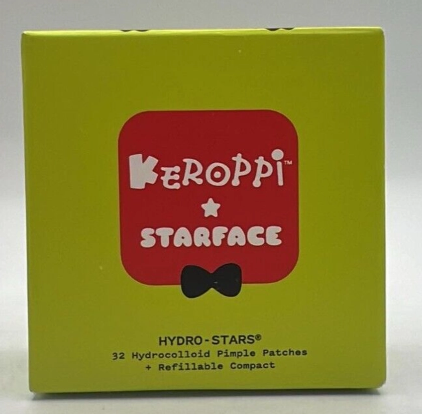 Keroppi Starface Hydro Stars ~ 32 PIMPLE PACTHES + REFILLABLE COMPACT ~ EXP 7/25