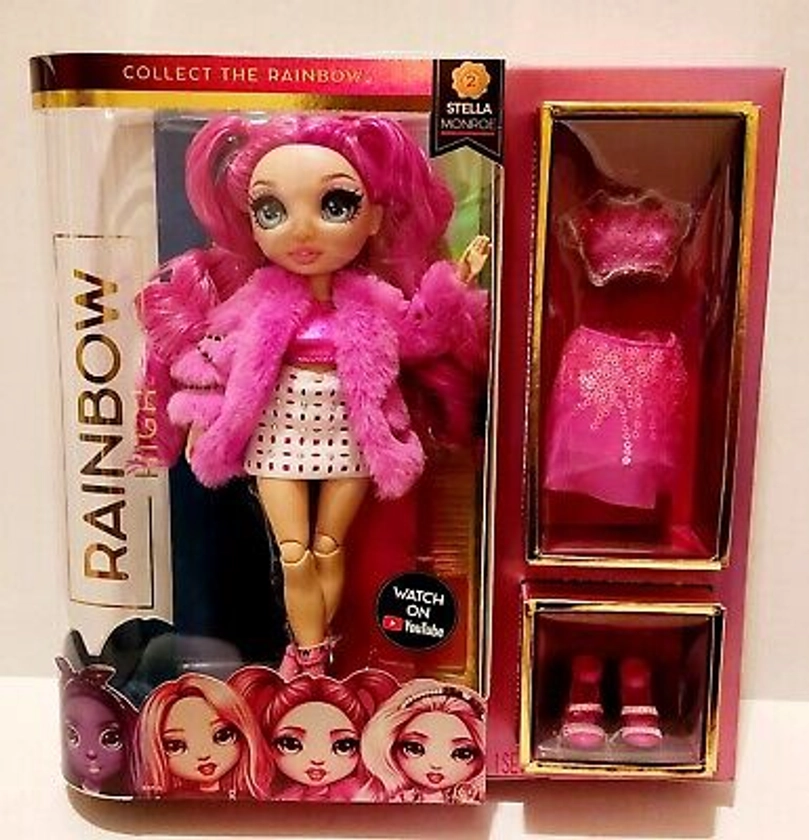 NIB Rainbow High Stella Monroe Fashion Doll