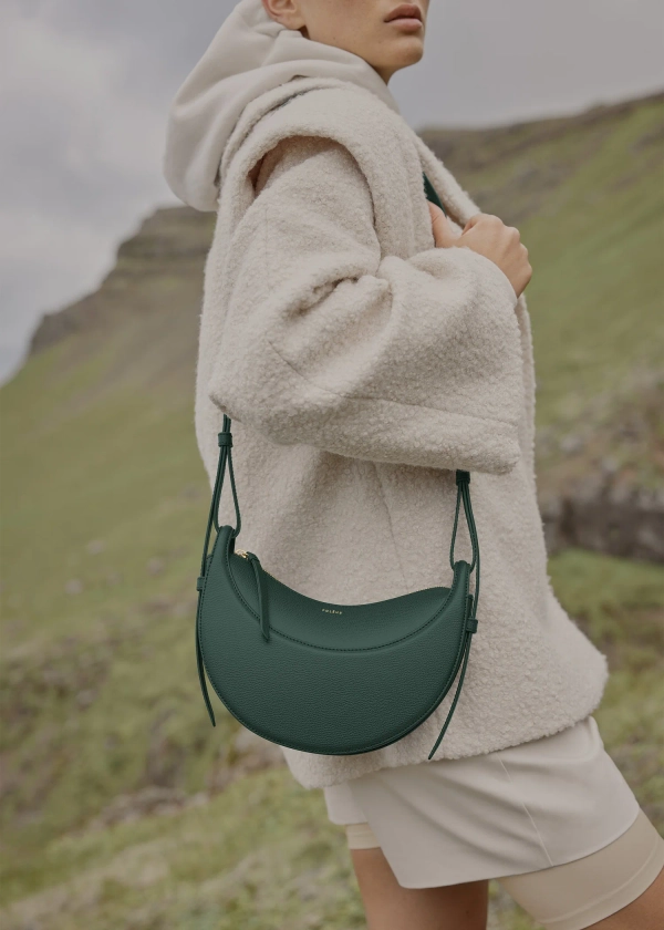 Polène | Sac - Numéro dix - Vert Grainé