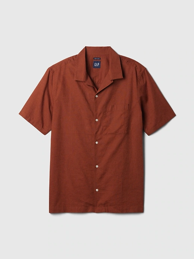 Linen-Cotton Resort Shirt