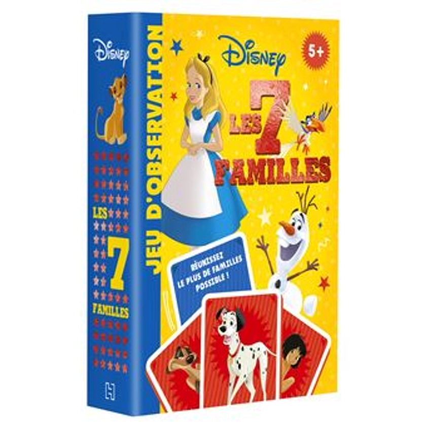 DISNEY - Jeu de cartes - 7 familles