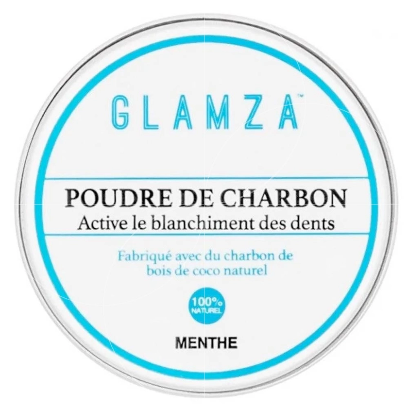 Glamza - Poudre de charbon Menthe