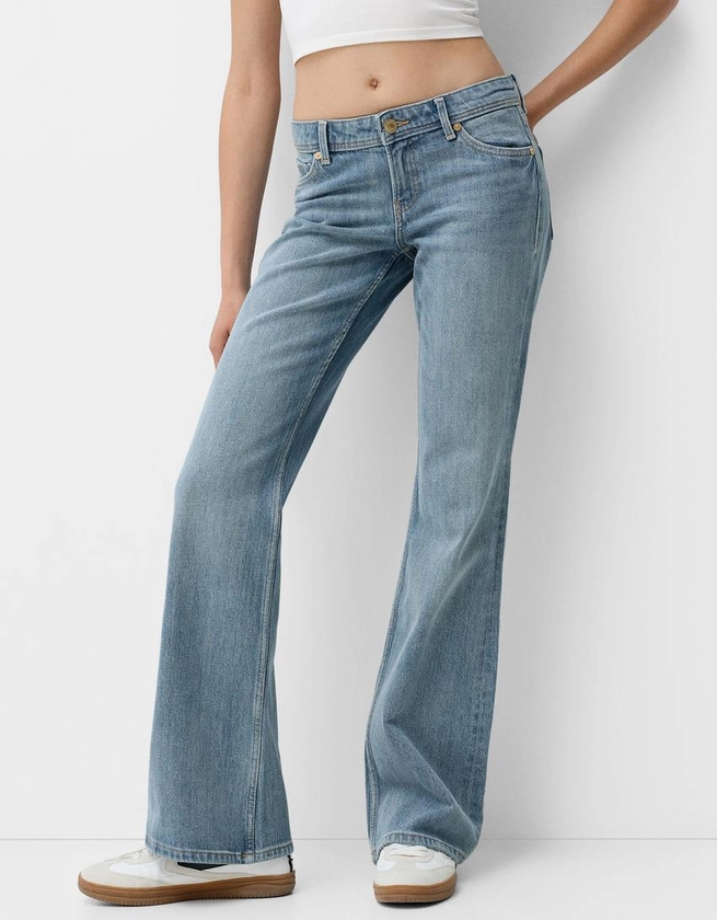 Jean bootcut taille basse - Jeans - BSK Teen