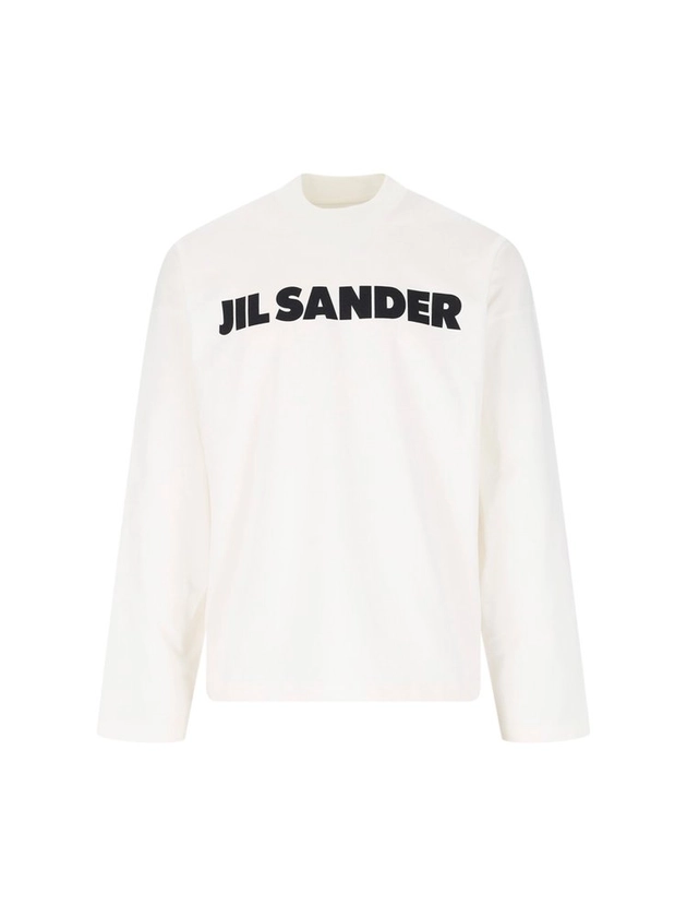 Jil Sander Logo Printed Crewneck Sweatshirt