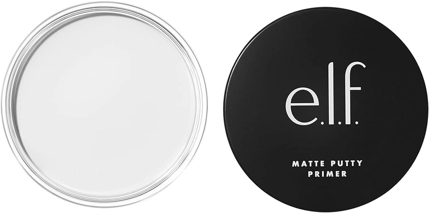 e.l.f. Matte Putty Primer | Minimiert Poren | Ölfreie, mattierende Wirkung | Ideal für alle Hauttypen | 0.74 Oz (21g)