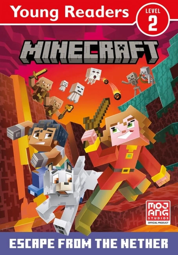 Minecraft Young Readers: Escape from the Nether! - Walmart.com