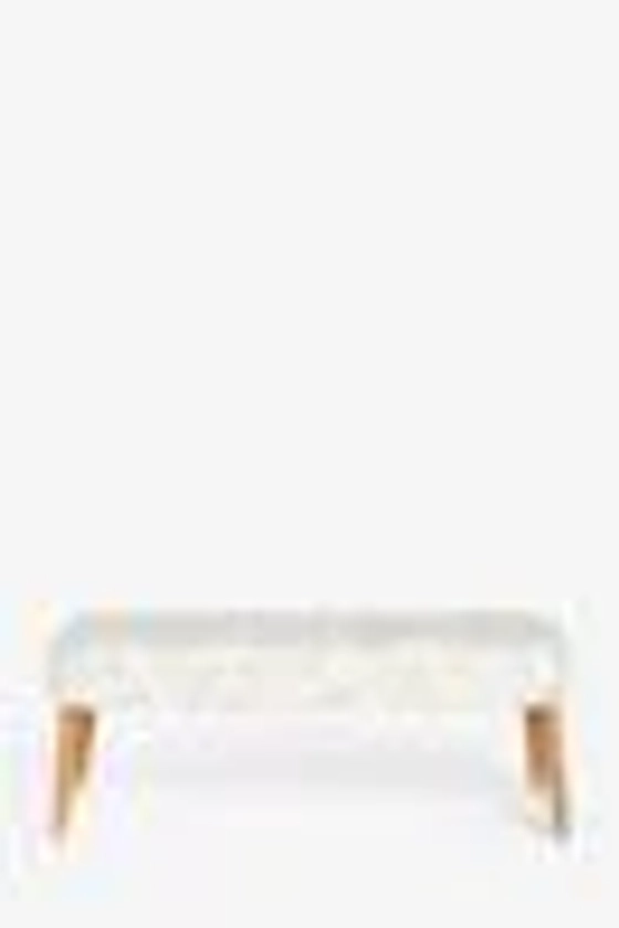 Laura Ashley Wild Meadow Chalk Pink Rowe Bench