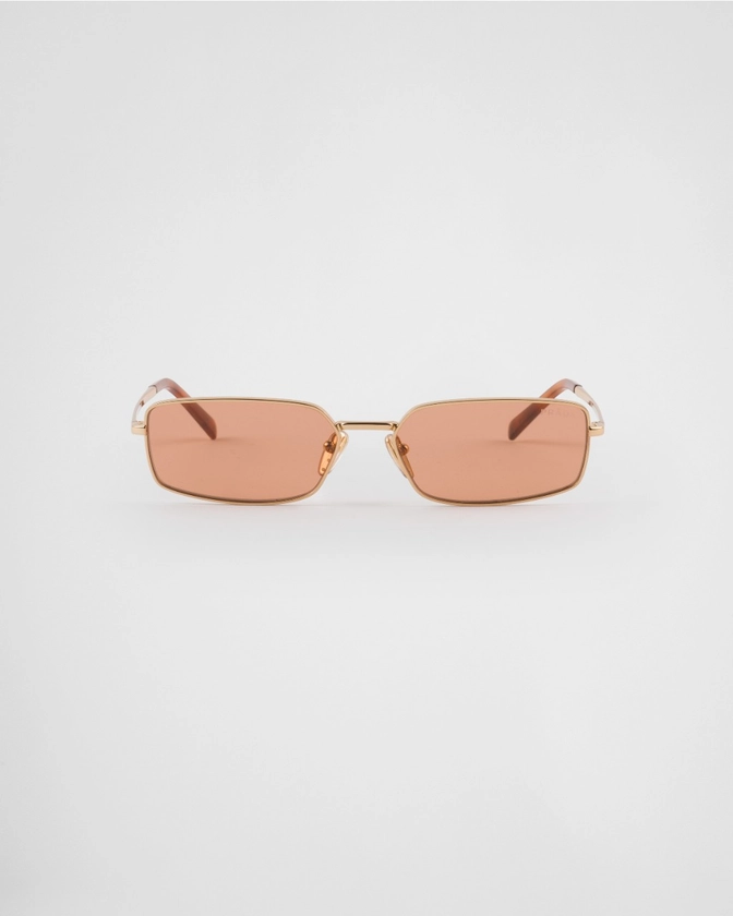 Lunettes De Soleil Ornées Du Logo Prada Verres Terracotta | PRADA