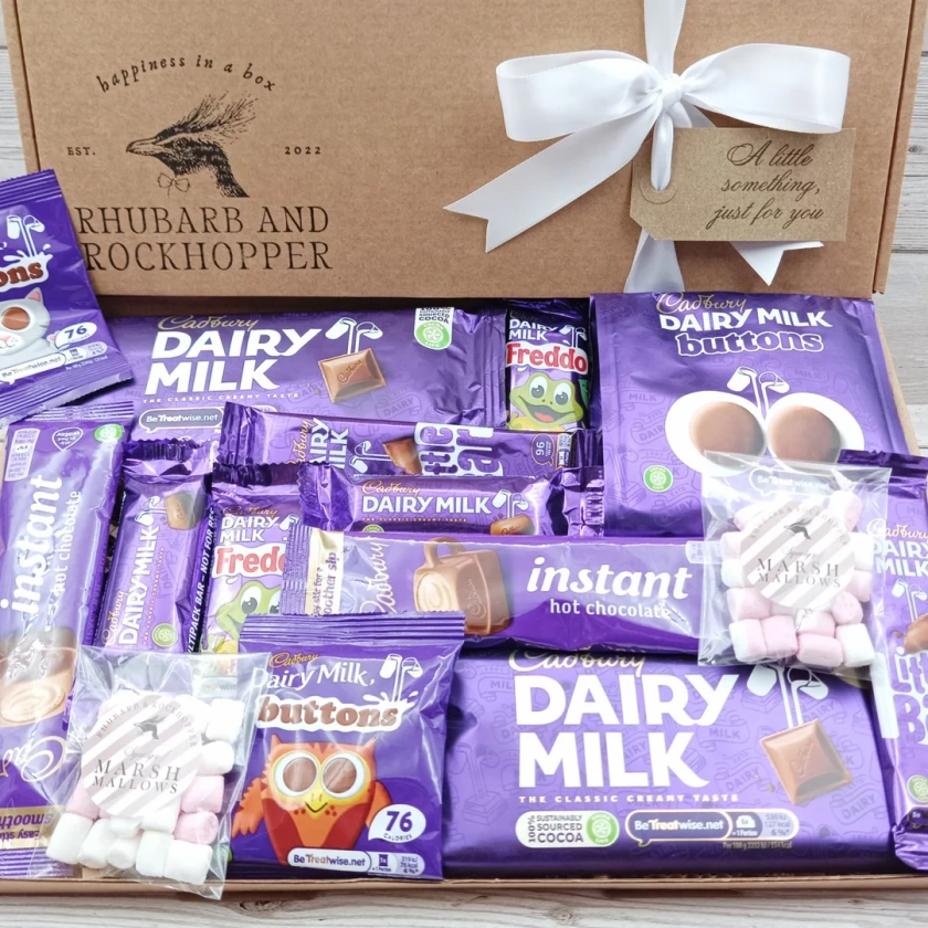 Chocolate Bar Gift Box Chocolate Hamper Personalised Treat Box Father's Day Present Happy Birthday Gift Hug in a Box - Etsy UK