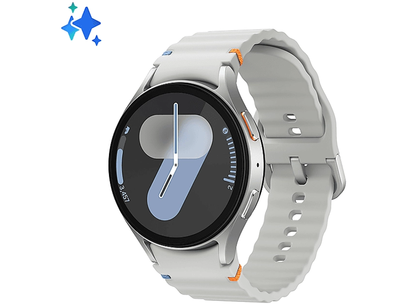 SAMSUNG Galaxy Watch7 BT 44mm, Super AMOLED, SILVER | MediaWorld