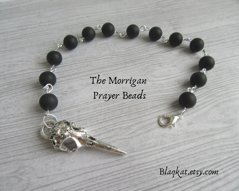 The Morrigan Mini Prayer Beads - Etsy UK