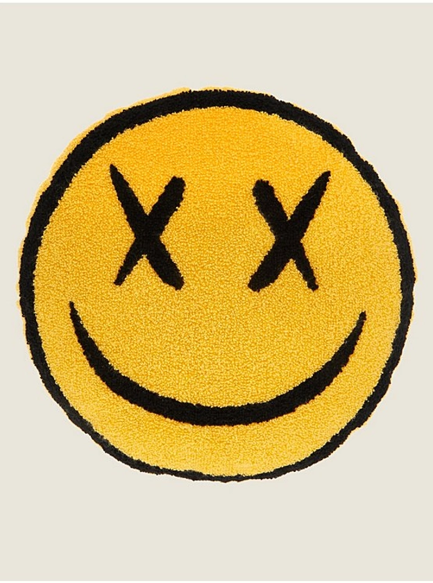 Yellow Gaming Cushion Smiley Face