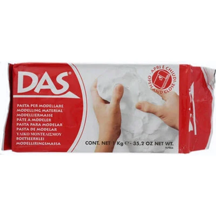 DAS 1kg Modelling Clay: White