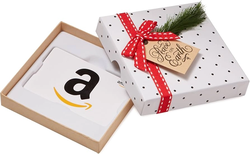 Amazon.com Gift Card in a Holiday Gift Box (Various Designs)