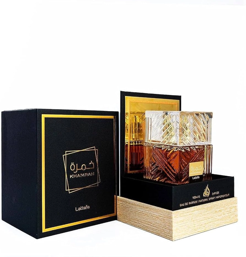 Amazon.com : Lattafa Perfumes Khamrah for Unisex Eau de Parfum Spray, 3.4 Ounce : Beauty & Personal Care