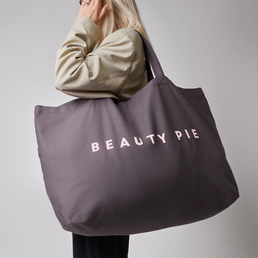 The Big Beauty Pie Tote | Charcoal | BEAUTY PIE