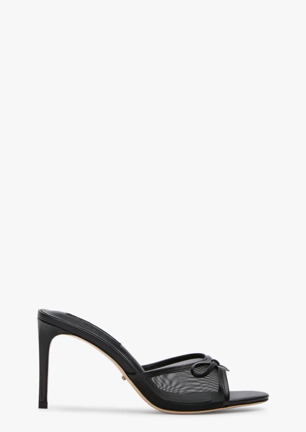 Mazie Black Nylon Heels | Heels | Tony Bianco USA | Tony Bianco US