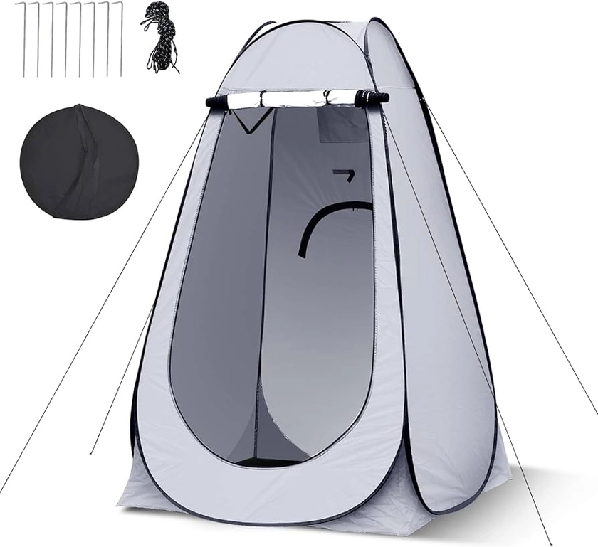 LEMROE Outdoor Pop Up Changing Tent with Good Ventilation Privacy Space for Camping Picnic Fishing Beach Outdoor Sun Shelter Shower Toilet