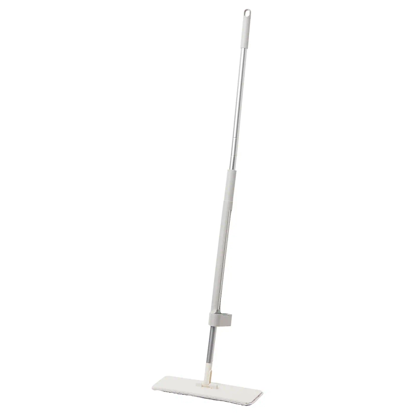PEPPRIG Squeeze-clean flat mop - grey 12x37 cm