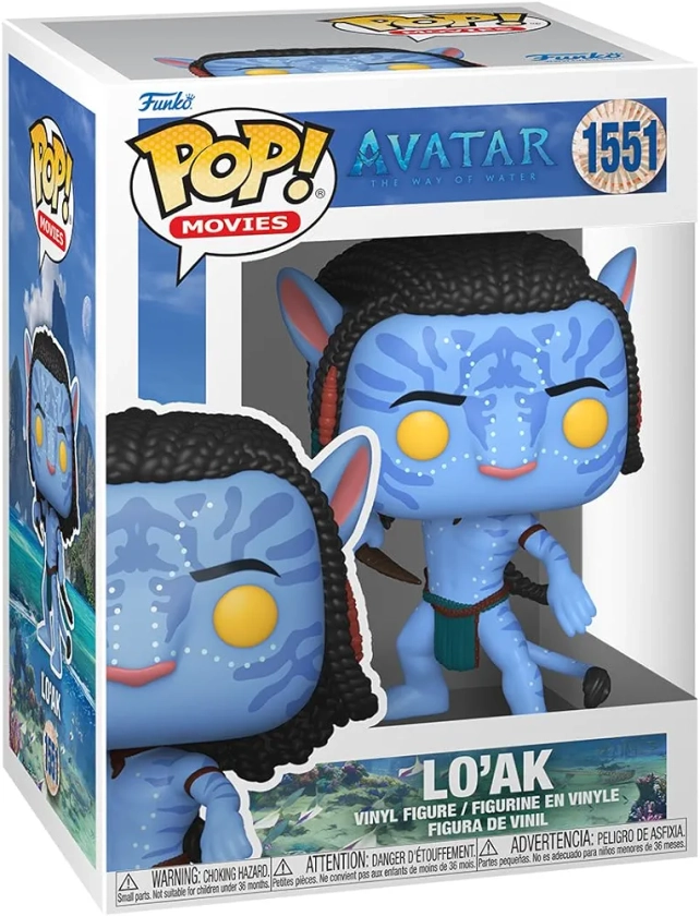 Funko Pop! Movies: Avatar: The Way of Water - Lo’AK - Figurine en Vinyle à Collectionner - Idée de Cadeau - Produits Officiels - Jouets pour Les Enfants et Adultes - Movies Fans