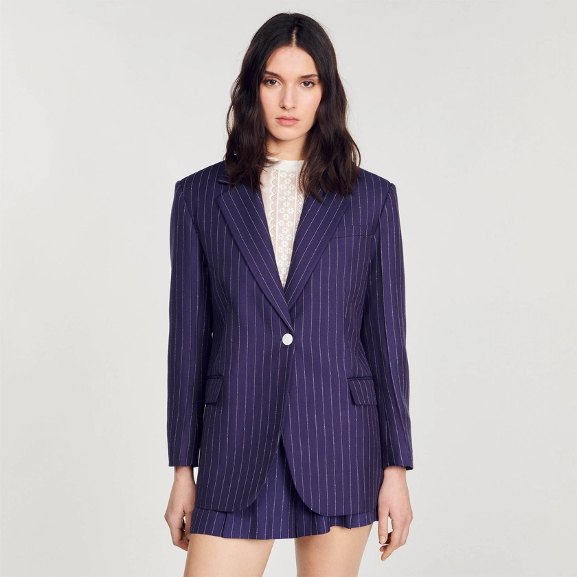 Striped suit jacket | Sandro RE