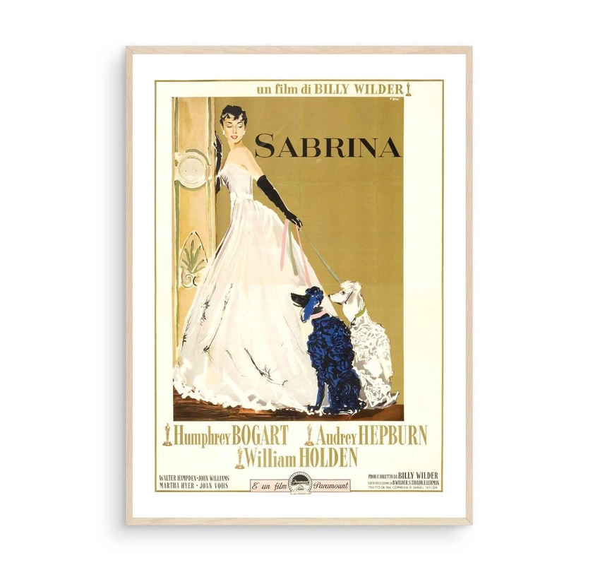 Audrey Hepburn Print, Sabrina Movie Poster, Sabrina Art Print, Sabrina Poster, Audrey Hepburn Poster, Sabrina Audrey Poster, Vintage Movies - Etsy UK
